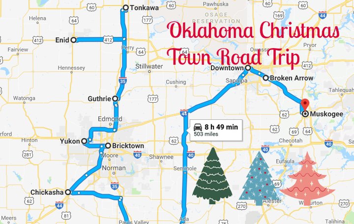 The Magical Road Trip Will Take You Through Oklahoma's Most Charming Christmas Towns