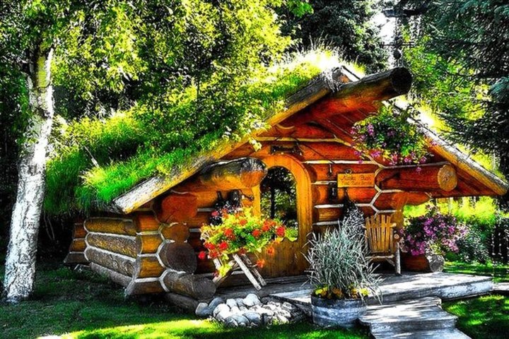 Enjoy A Magical Stay At This Enchanting Hobbit House Right On The Lake In Alaska