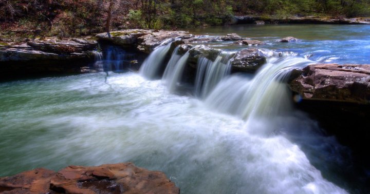 You’ll Want To Spend All Day At This Waterfall-Fed Pool In Arkansas