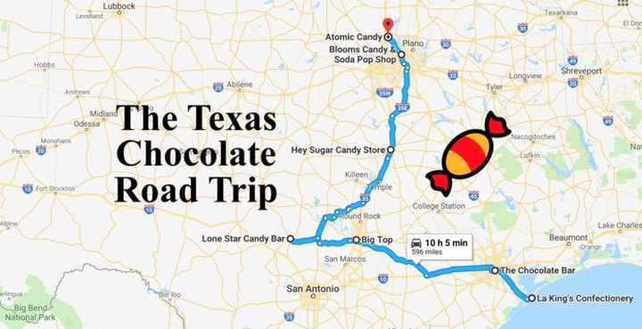 This Sweet Road Trip In Texas Takes You To 7 Old-School Chocolate Shops