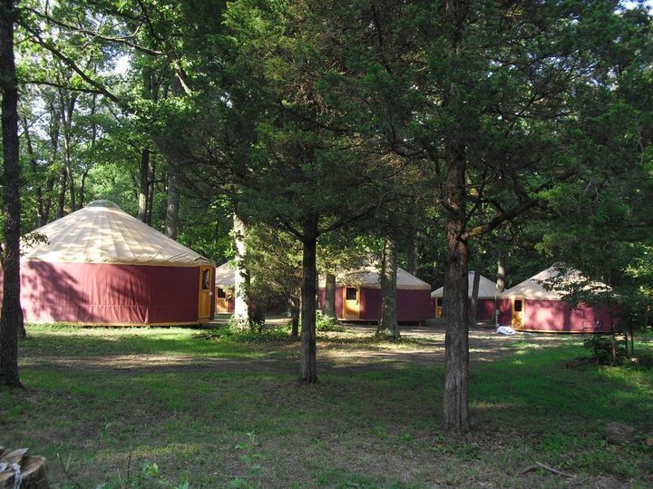 This Illinois Campground Has A Yurt Village That's Absolutely To Die For