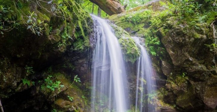 This Short 'n Sweet Grotto Falls Trail Leads You Straight To A Magical Waterfall