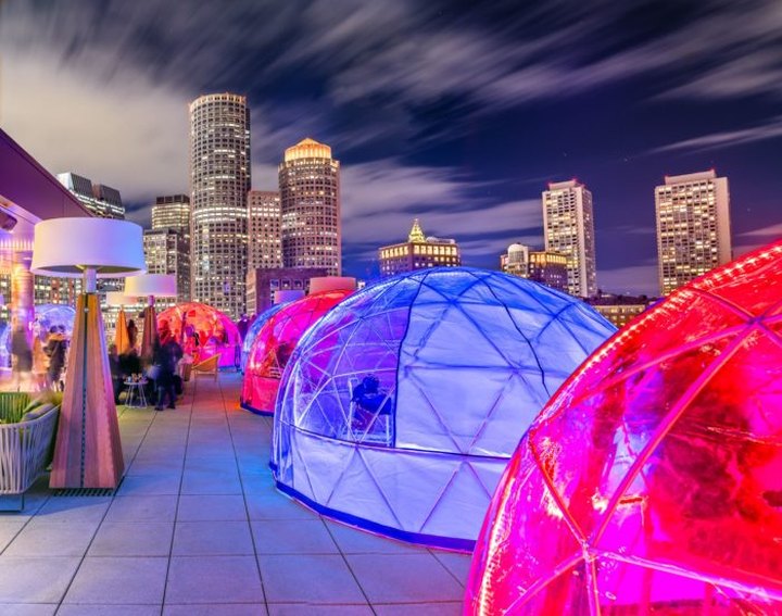 These Glowing Heated Igloos In Massachusetts Are Perfect For Sipping Hot Chocolate