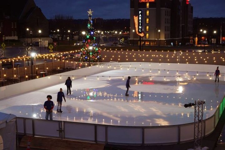 This New 9,000 Square Foot Ice Skating Rink Near Cincinnati Is Perfect For Making Winter Memories