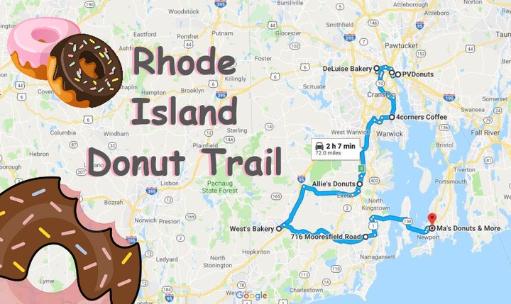 Take The Rhode Island Donut Trail For A Delightfully Delicious Day Trip