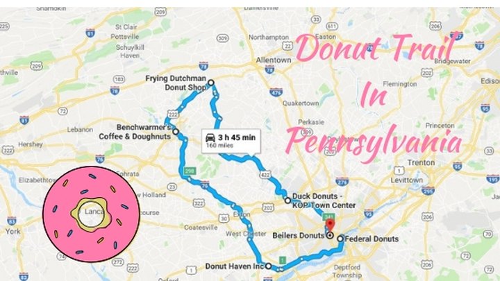 Take The Pennsylvania Donut Trail For A Delightfully Delicious Day Trip