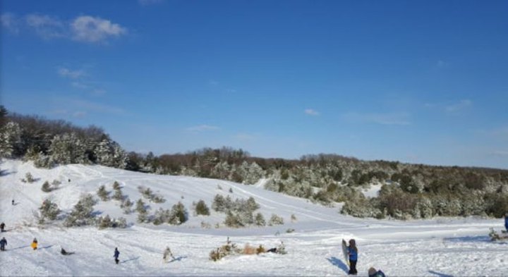 Go Sledding On The Sand Dunes In Rhode Island For An Outrageous Winter Day