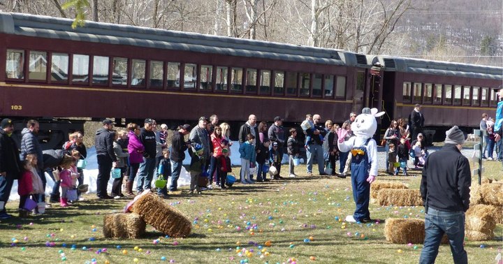 This Colorful Easter Egg Train Ride Is A Springtime Adventure In Pennsylvania You're Sure To Love