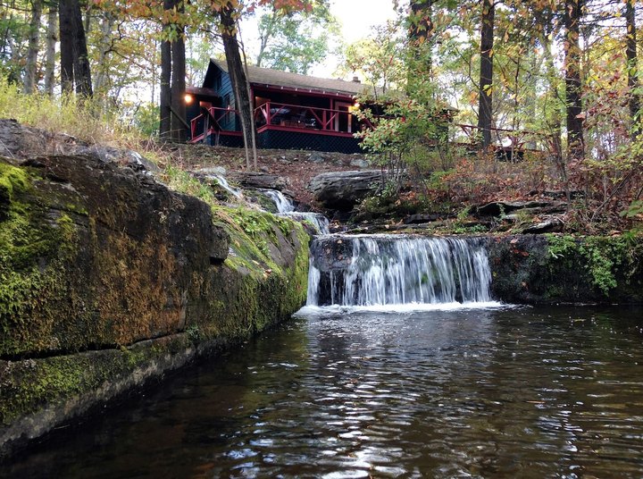 Enjoy Your Own Private Waterfall At This Secluded Cabin Getaway In Pennsylvania