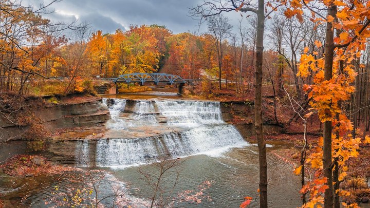 Adventure Seekers Can't Resist This Waterfall Park Near Cleveland