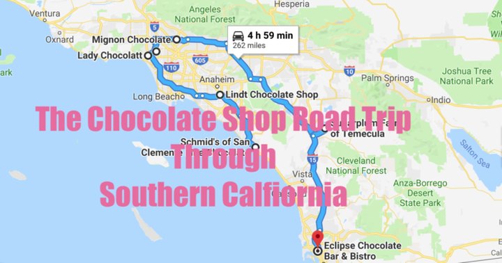 The Sweetest Road Trip in Southern California Takes You To 7 Old School Chocolate Shops