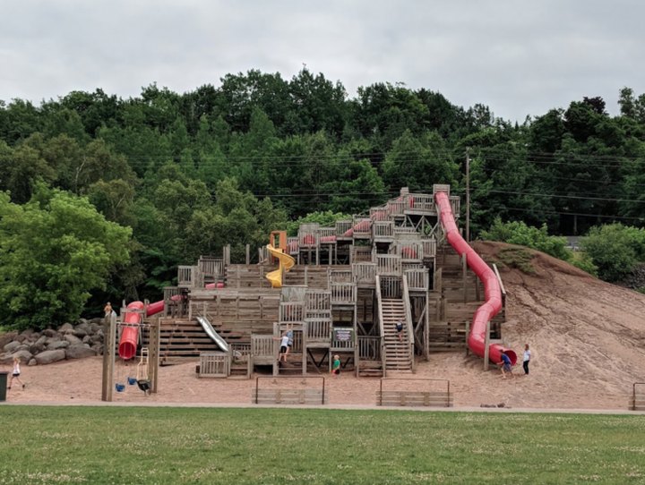 The Chutes And Ladders Playground In Michigan That's Perfect For A Family Adventure