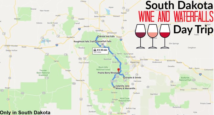 This Day Trip Will Take You To The Best Wine And Waterfalls In South Dakota