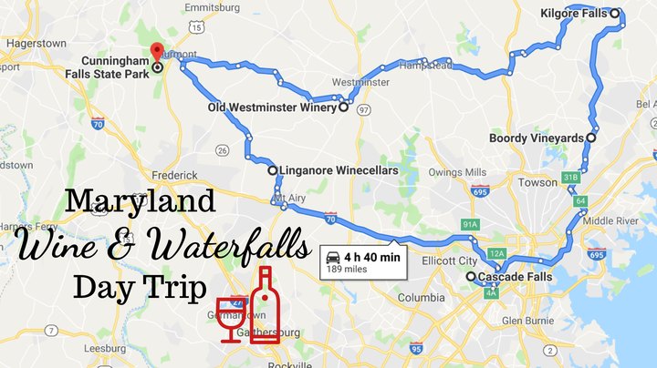 Take A Day Trip To The Best Wine And Waterfalls In Maryland