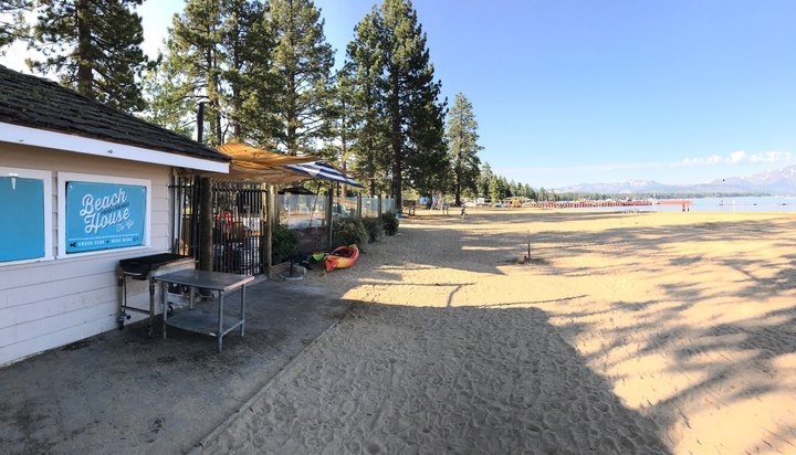 Enjoy Your Meal On The Beach At This Charming Lakefront Restaurant In Northern California
