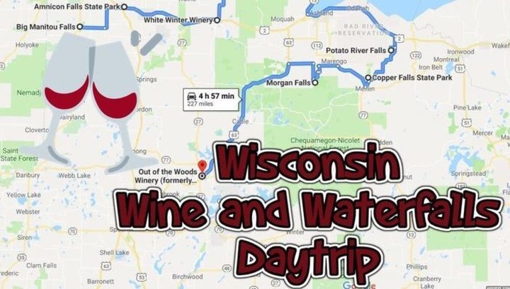 This Daytrip Will Take You To The Best Wine And Waterfalls In Wisconsin