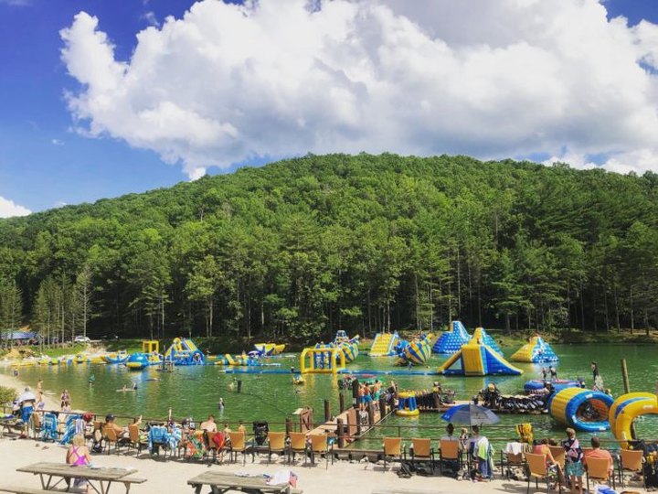 This Giant Inflatable Water Park In West Virginia Proves There’s Still A Kid In All Of Us