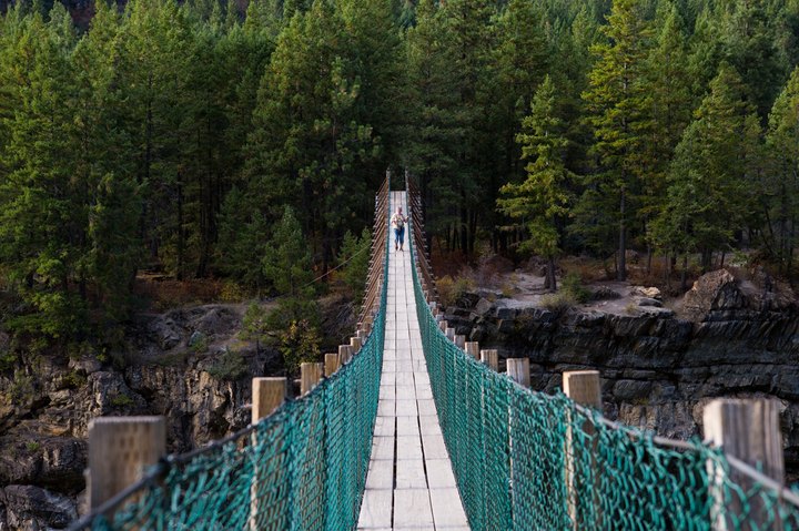 7 Out-Of-This World Hikes In Montana That Lead To Fairytale Foot Bridges