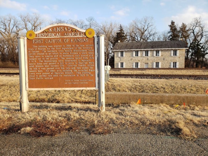 Visit The Very First Kansas Capitol In This Town That No Longer Exists