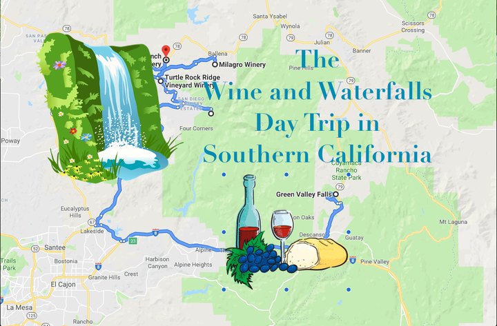 This Daytrip Will Take You To The Best Wine And Waterfalls In Southern California