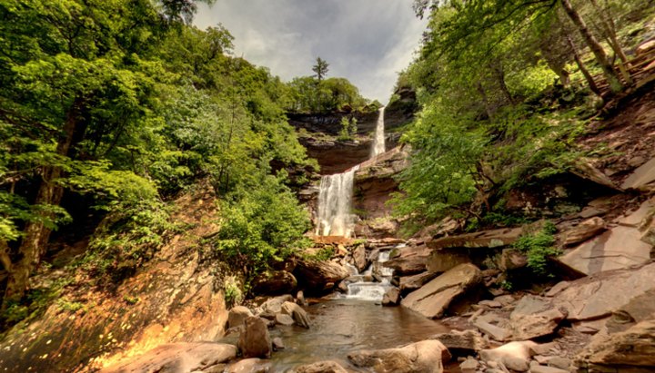 This Two-Tiered Waterfall In New York Is Definitely Worth The Hike