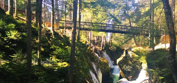 This Fairytale Bridge In Vermont Soars Over Two Enchanting Waterfalls