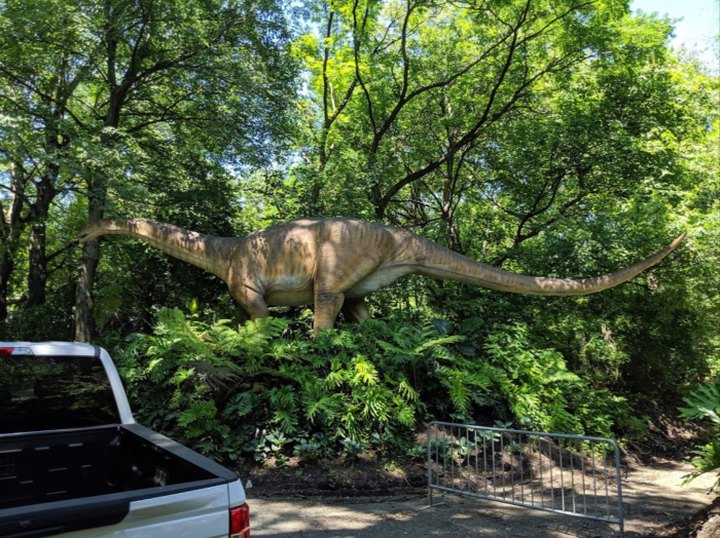 There’s A Dinosaur Safari Hiding In This New York Zoo That Will Make You Feel Like You’ve Traveled Back In Time