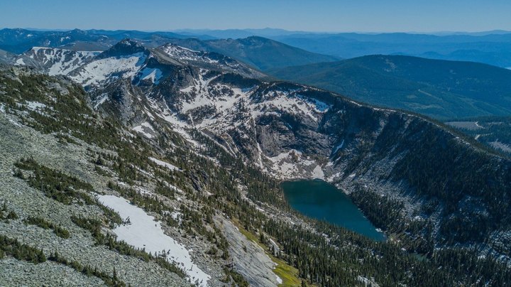 This Backcountry Hike In Idaho Leads You To A Stunning Alpine Lake View