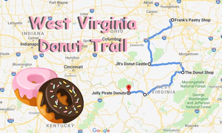 Take The West Virginia Donut Trail For A Delightfully Delicious Day Trip