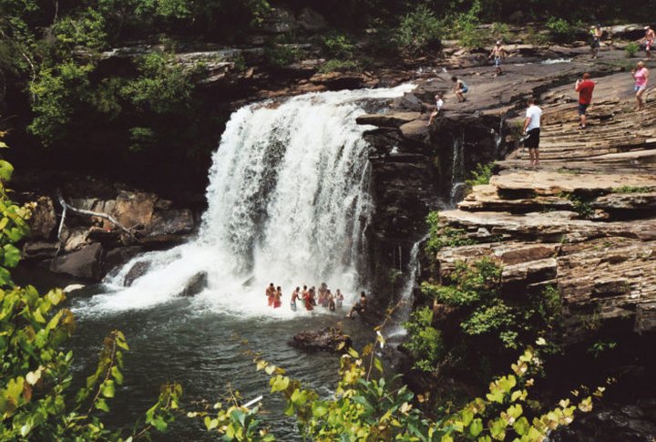 Swim Underneath A Waterfall At This Refreshing Natural Pool In Alabama