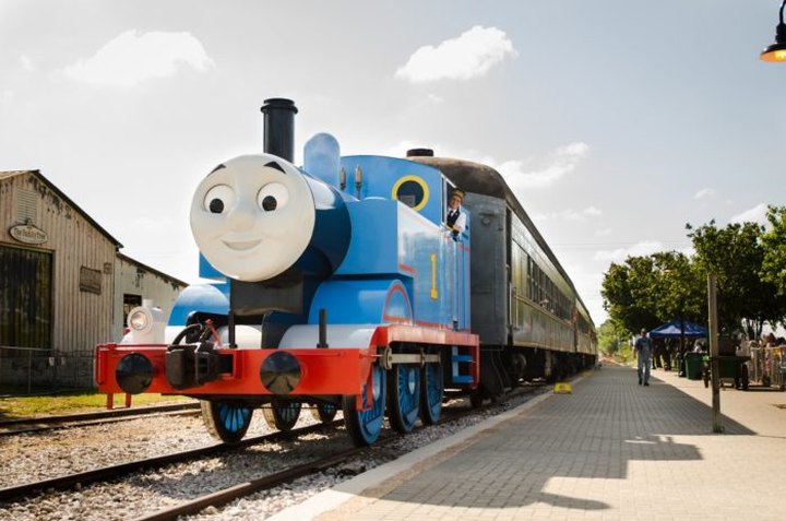 Take A Whimsical Train Ride With Thomas The Tank Engine On The Austin Steam Train In Texas