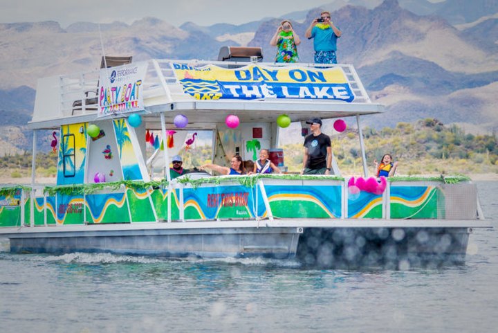 Rent Your Own Two-Story Party Boat In Arizona For An Amazing Day On The Water