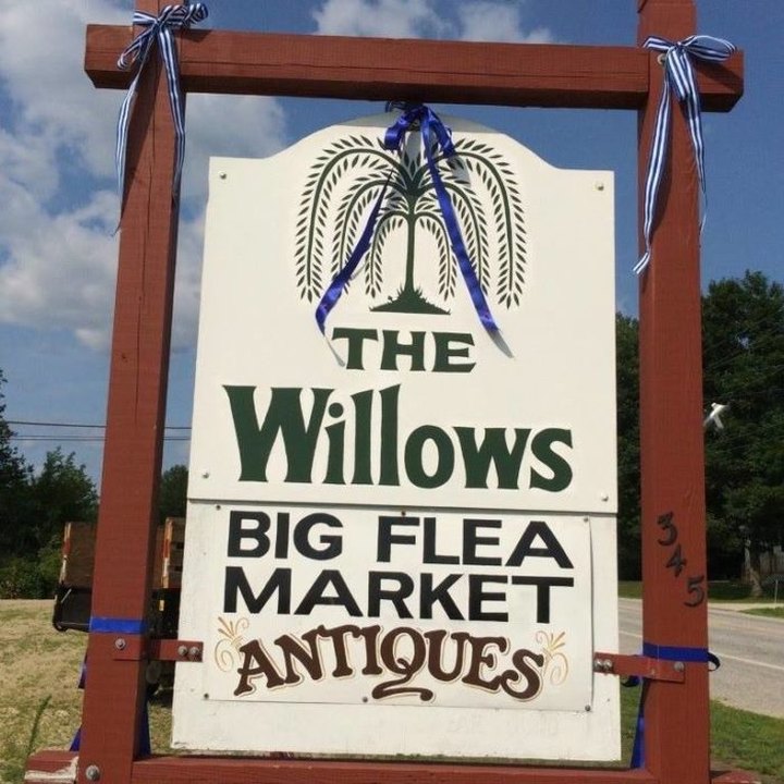 Explore Three Floors Of Bargains At The Historic Willows Flea Market In Maine
