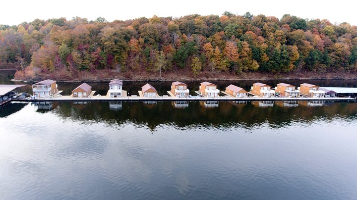 Watch The Leaves Change Color From The Deck Of Your Own Floating Home At Green River Marina In Kentucky