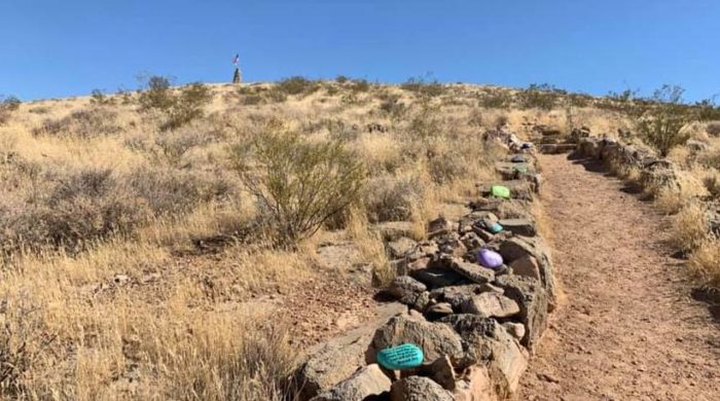 Hikers Leave Uplifting Messages On Painted Rocks Along Aspiration Trail In Utah
