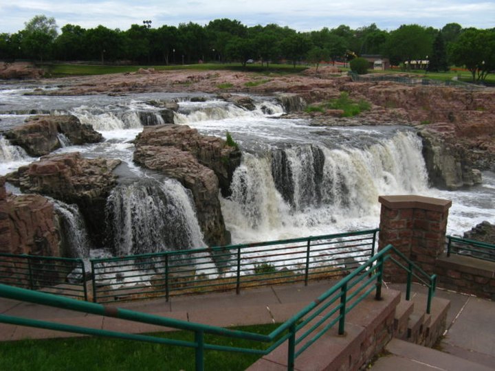 You Can Practically Drive Right Up To The Beautiful Sioux Falls In South Dakota