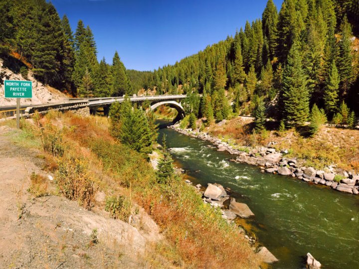 Drive Across Rainbow Bridge For A Gorgeous View Of Idaho's Fall Colors