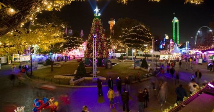 Amusement Park Rides And Holiday Lights Make Six Flags Over Texas A Magical Place To Celebrate Christmas