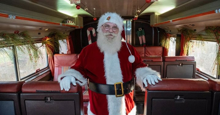 All Aboard The Reindeer Ride Express, A Christmas-Themed Train Ride Through Indiana