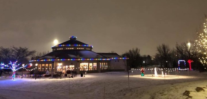 Stroll Through Beautiful Christmas Lights And Roast Marshmallows During The Holiday Nights At North Dakota's Red River Zoo