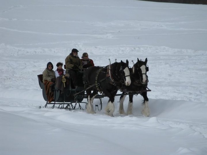 This 30-Minute Sleigh Ride Near Pittsburgh Takes You Through A Winter Wonderland