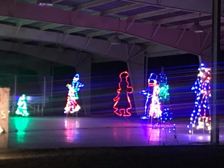 Wind Your Way Through The Twinkling Christmas Lights In The Park Drive-Thru Display In Missouri