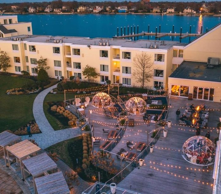 Hang Out In An Igloo At Gurney's Newport Resort & Marina In Rhode Island