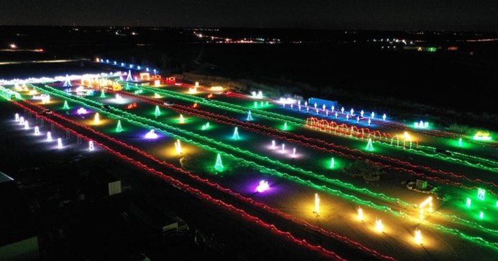 Drive Through Thousands Of Lights At Werner Park In Nebraska With This Holiday Display