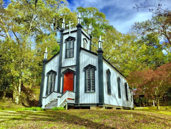 One Of The Mississippi's Most Charming Chapels Can Be Found At Grand Gulf Military State Park       
