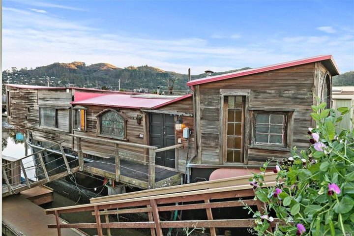 Once Owned By Shel Silverstein, A World War II Balloon Barge In Northern California Is Currently On The Market