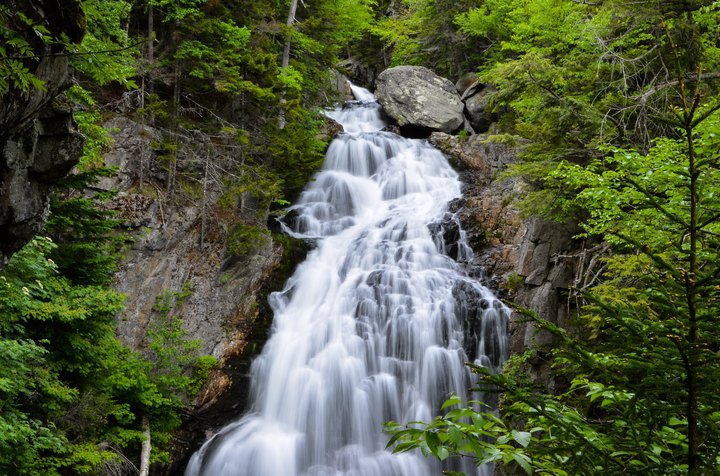 Plan A Visit To Crystal Cascades, New Hampshire's Beautifully Blue Waterfall