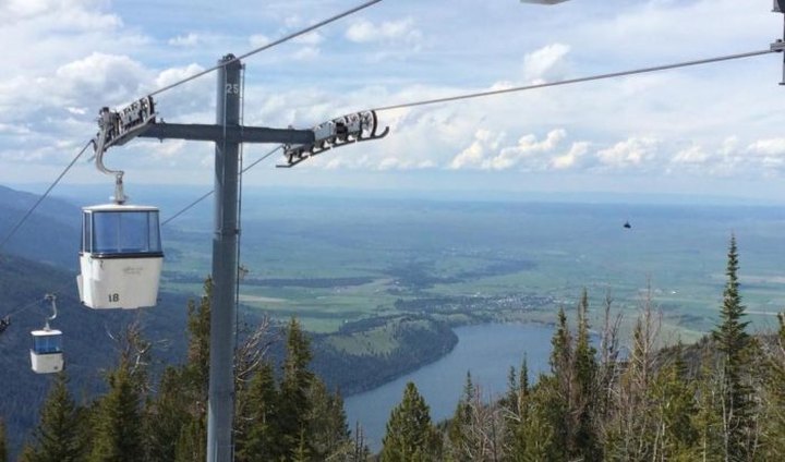 Take A Ride On The Steepest Four-Person Gondola In North America At Oregon's Wallowa Lake Tramway
