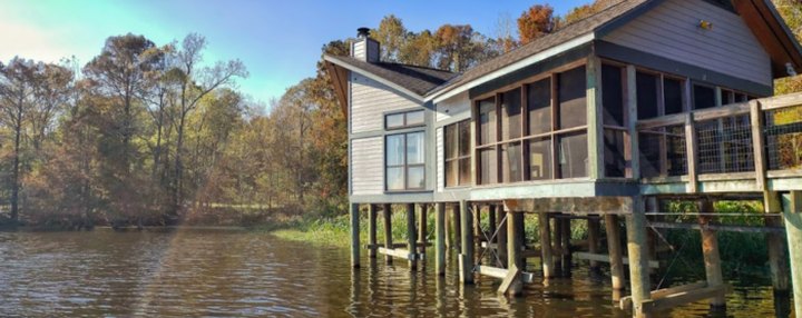 Camp In Luxury While Overlooking a Hardwood Forest And Lake Chicot In Louisiana