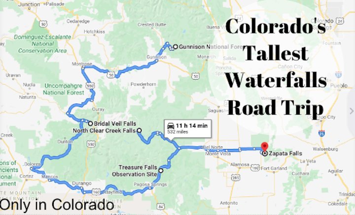 Spend The Day Exploring Colorado's Tallest Falls On This Wonderful Waterfall Road Trip